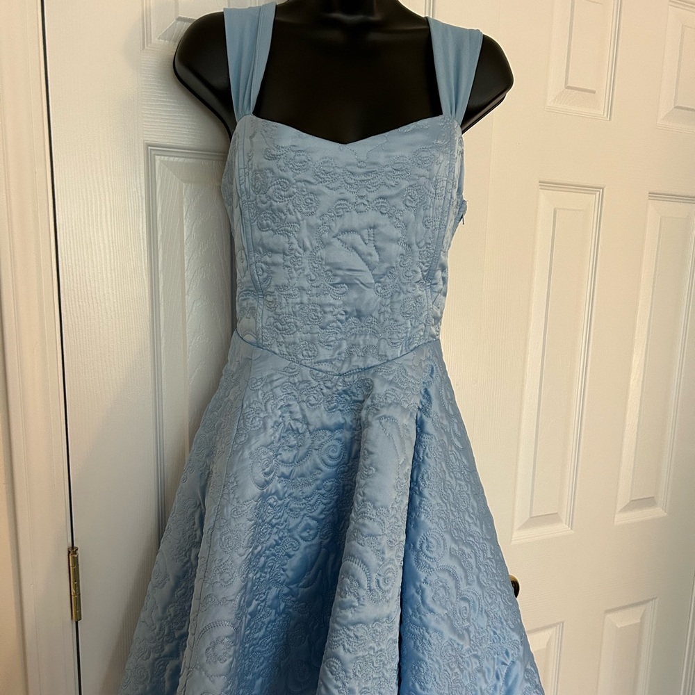 XL Cinderella powder blue ballgown corset dress